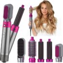 Hair Dryer 5 in 1 Hot Air Brush Styler Detachable Hair Styler Rotating Electric Hair Dryer