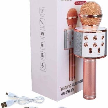 Wireless Bluetooth Karaoke Microphone Sound Reverberation
